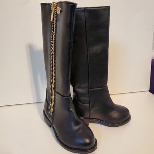 SW tall black leather boots